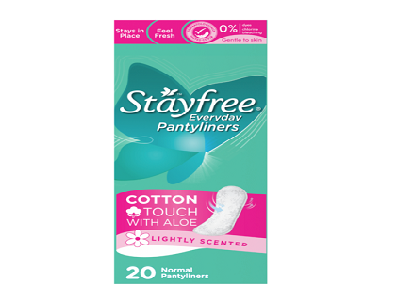MATERNITY LINERS W/ALOE 20 STAYFREE