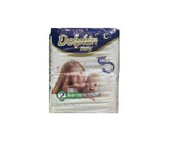 DIAPER JUMBO MINI 76PC 2YRS 19-186 DOLPHIN